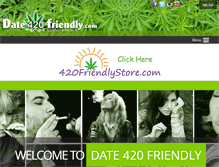 Tablet Screenshot of date420friendly.com